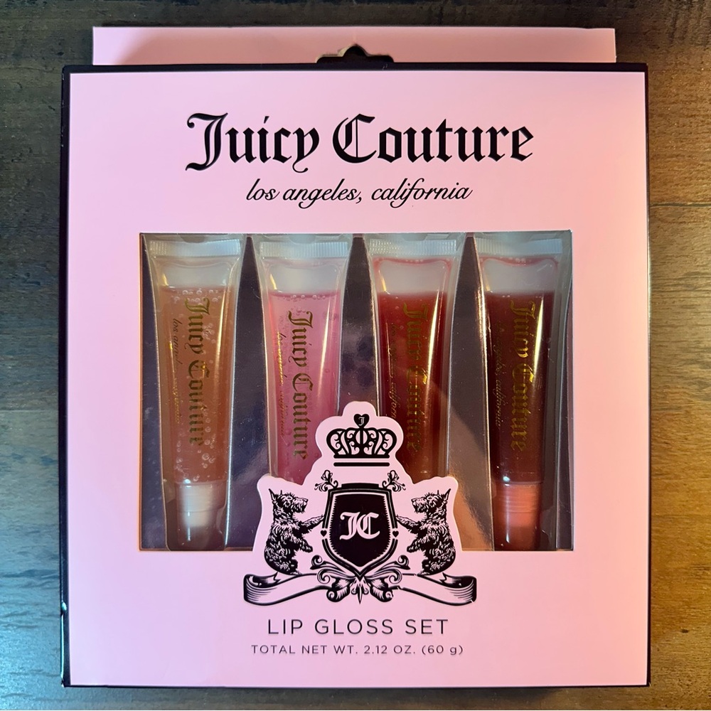 Juicy Couture 4pc Lip Gloss Collection Gift Set ~ Limited Edition